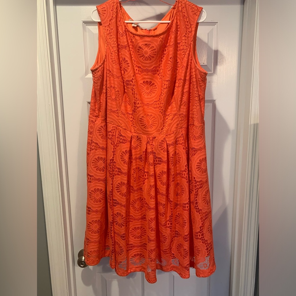 Orange dress